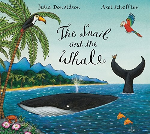 The Snail and the Whale book cover showing snail on whale tail